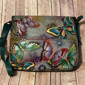 Anuschka Crossbody Bag & Card Holder